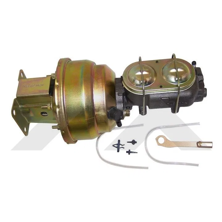 RT31017 – CROWN AUTO Brake Conversion Kit, Performance Upgrade Gray/Zinc With 8 Inch Dual Diaphragm Brake Booster/ 1-...